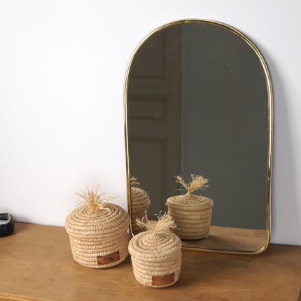 Miroir en laiton doré - Arche