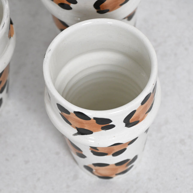 Mug en terre cuite - Léopard