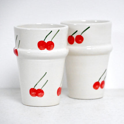 Mug en terre cuite - Cerise