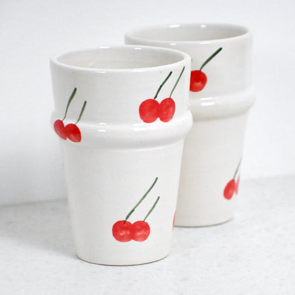 Mug en terre cuite - Cerise