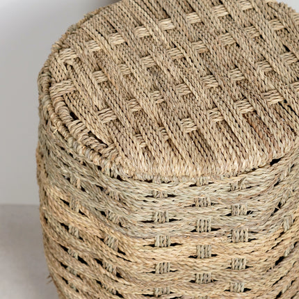Panier à linge en en corde