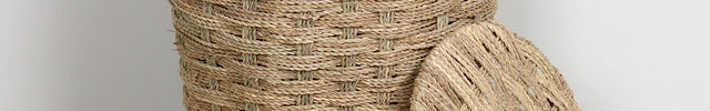 Panier à linge en en corde