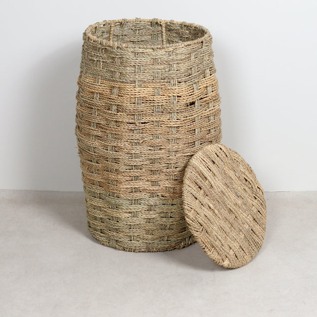 Panier à linge en en corde