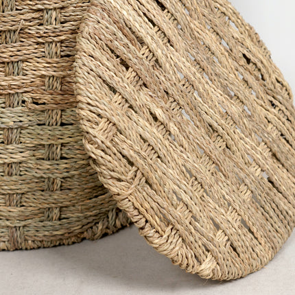 Panier à linge en en corde