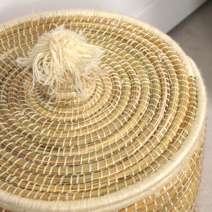 Panier de rangement avec couvercle - Taille S