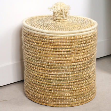 Panier de rangement avec couvercle - Taille S