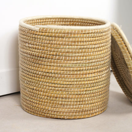 Panier de rangement avec couvercle - Taille S