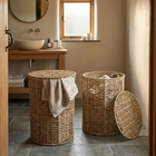 Panier à linge en en corde