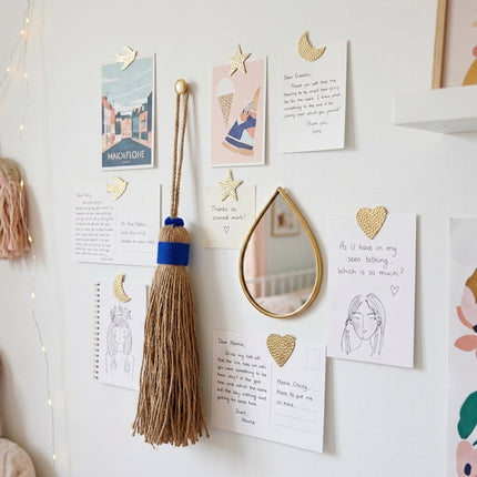Pompon décoratif en jute