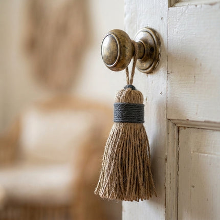Pompon décoratif en jute
