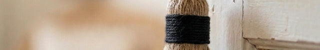 Pompon décoratif en jute