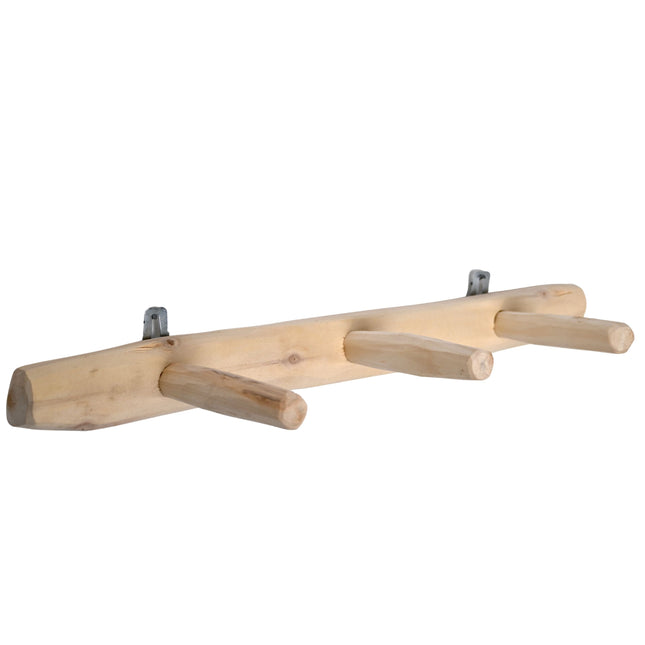 Porte manteau 3 patères en bois