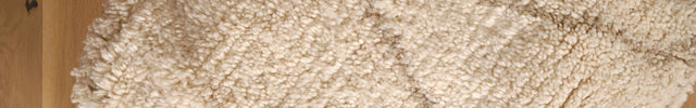 Pouf Béni Ouarain - Géométrique beige