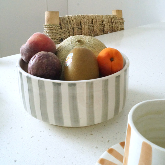 Saladier à rayures - RAVAYA