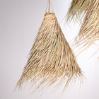 Suspension bohème à franges beige