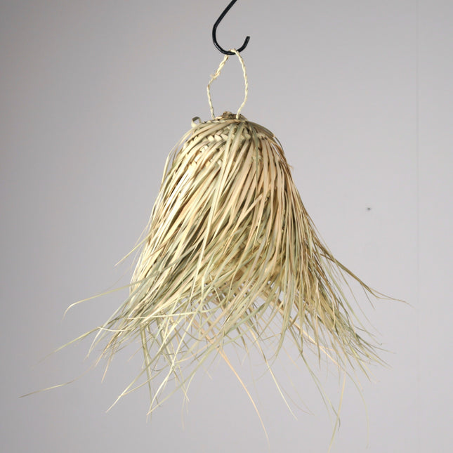 Suspension bohème en paille - Tube