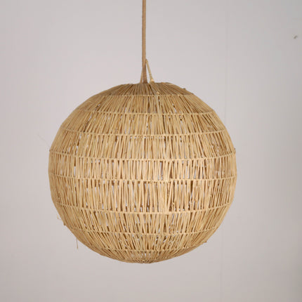 Suspension en raphia - Boule ronde