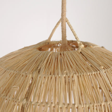 Suspension en raphia - Boule ronde