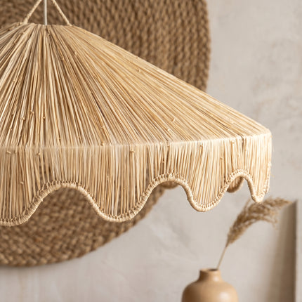 Suspension en raphia - Feston