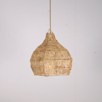 Suspension en raphia - Forme fleur