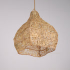 Suspension en raphia - Forme fleur
