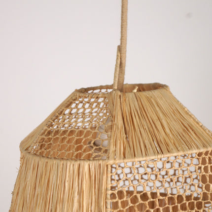Suspension en dentelle de raphia 35cm