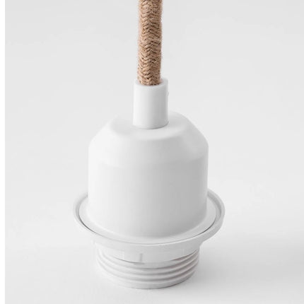 Système électrique pour suspension blanc et jute