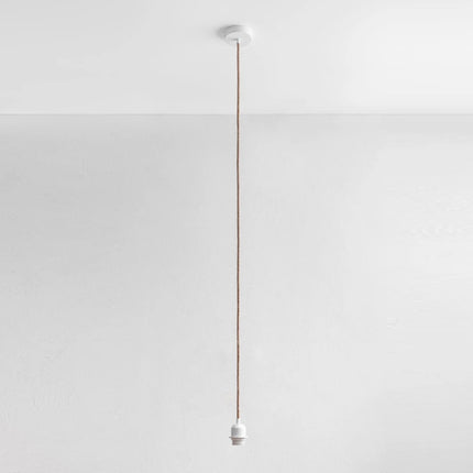 Système électrique pour suspension blanc et jute