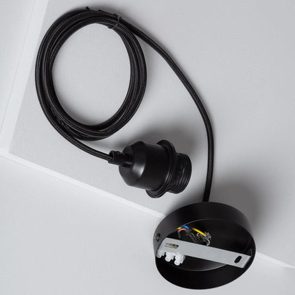 Système électrique pour suspension E27 - Noir
