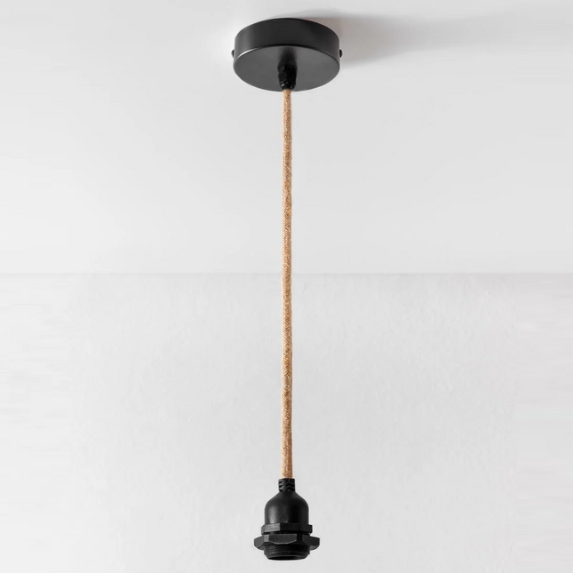 Système électrique pour suspension noir et jute