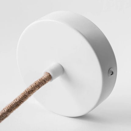 Système électrique pour suspension blanc et jute