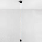 Système électrique pour suspension extérieur noir et jute