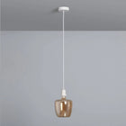 Système électrique pour suspension E27 - Textile Blanc tressé