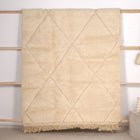 Tapis Béni Ouarain 235 x 150cm - Écru