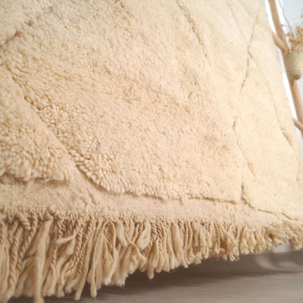 Tapis Béni Ouarain 235 x 150cm - Écru