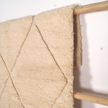 Tapis Béni Ouarain 235 x 150cm - Écru