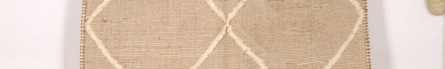 Tapis Zanafi 235 x 140cm - Beige et petites franges