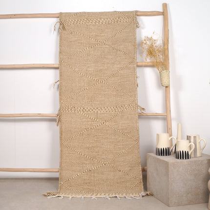 Tapis de couloir Zanafi 310 x 84cm - Beige