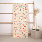 Tapis de couloir Kilim 272 x 80cm - Symboles berbères multicolores