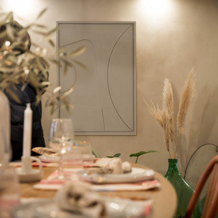 Tableau décoratif en relief beige
