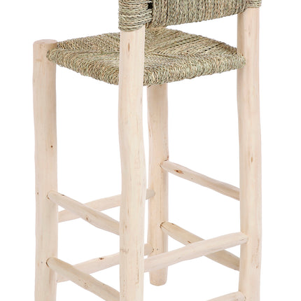 Chaise haute en bois et corde - 70cm