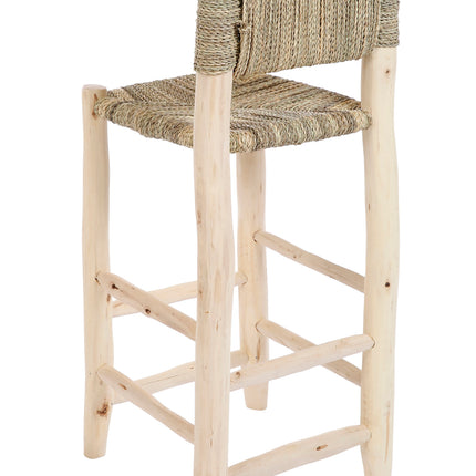 Chaise haute en bois et corde - 65cm