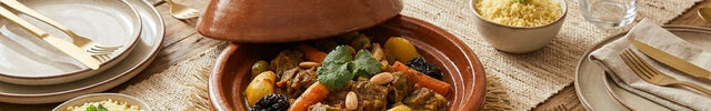 Tajine en terre cuite émaillée