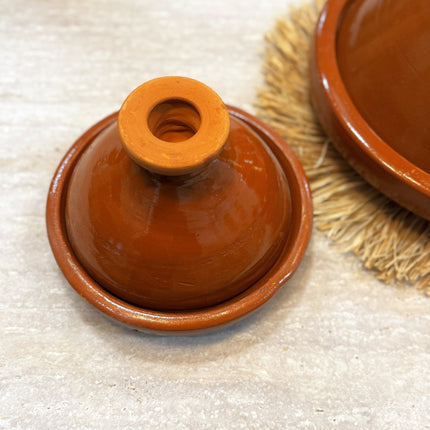 Tajine en terre cuite émaillée