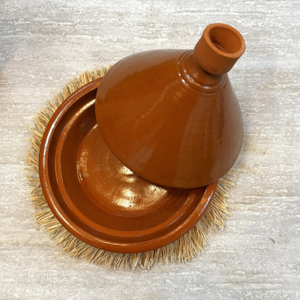 Tajine en terre cuite émaillée