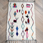 Tapis berbère Azilal 107 x 157cm - Dessins multicolores