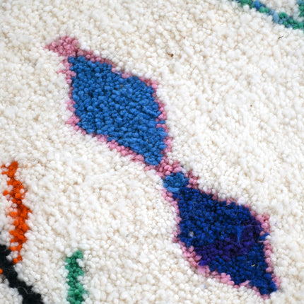 Tapis berbère Azilal 107 x 157cm - Dessins multicolores