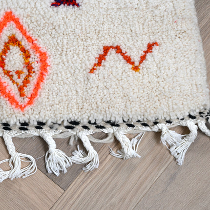 Tapis berbère Azilal 102 x 164cm - Dessins multicolores