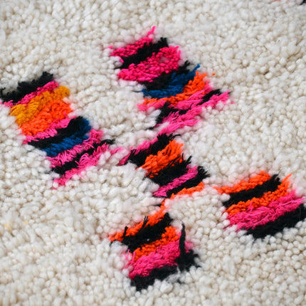 Tapis berbère Azilal 102 x 164cm - Dessins multicolores