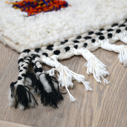 Tapis berbère Azilal 102 x 164cm - Dessins multicolores